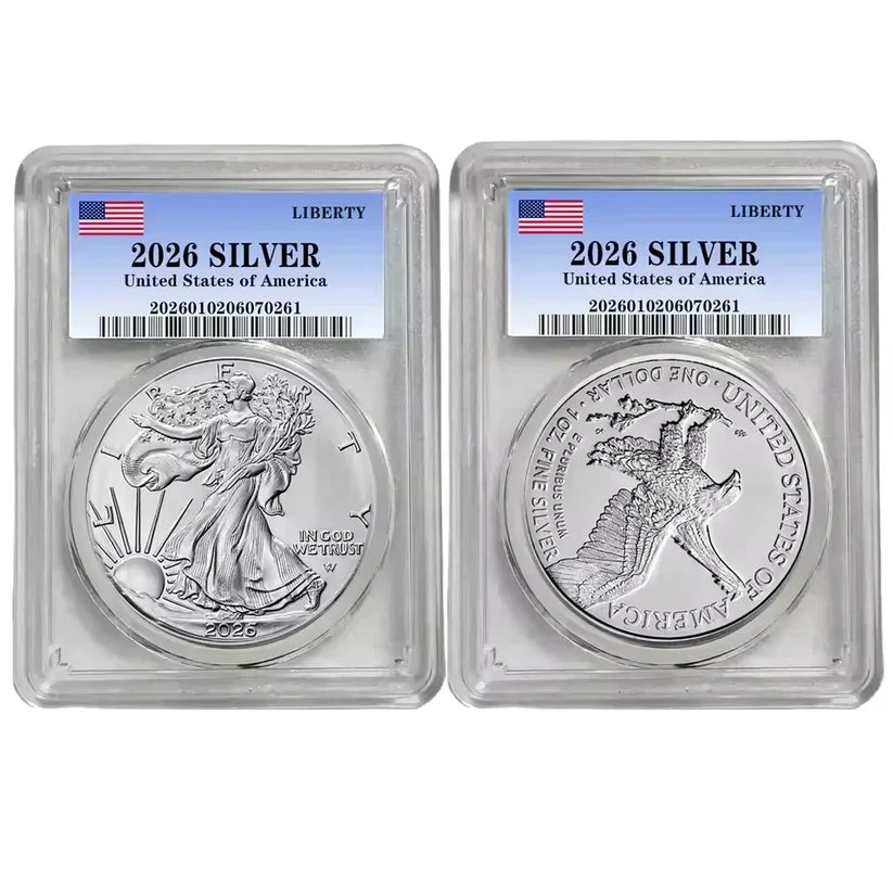 2026 1 oz Silver American Eagle $1 Coin BU